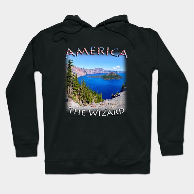America - Crater Lake "The Wizard" Hoodie by TouristMerch